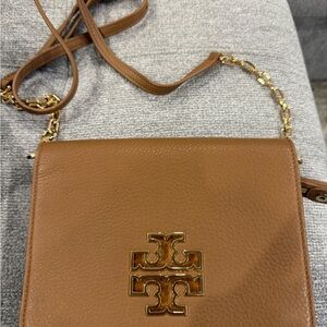 Tory Burch Brown Leather Crossbody Bag